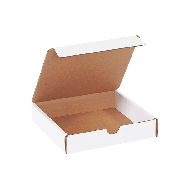 Literature Mailers, 6" x 6" x 1-1/4", White Pack of 50