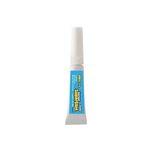 Vibra-Tite Instant Adhesive, 354 Series, Clear, 0.7 oz, Tube 35403 Pack of 5