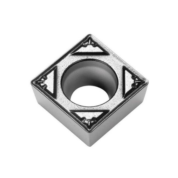Square Turning Insert, Square, 3, SCMT, 2, Carbide Pack of 10