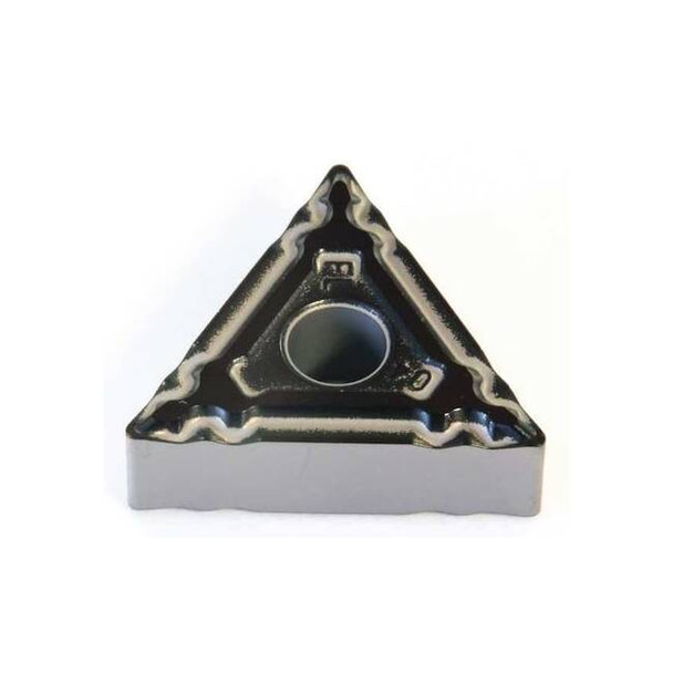 Triangle Turning Insert, Triangle, 3/8 in, TNMG, 0.0156 in, Carbide Pack of 10