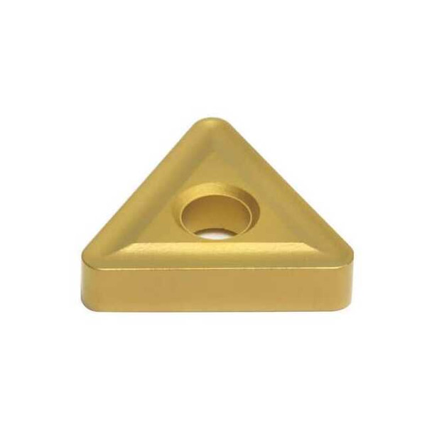 Triangle Turning Insert, Triangle, 3/8 in, TNMG, 0.0468 in, Carbide Pack of 10