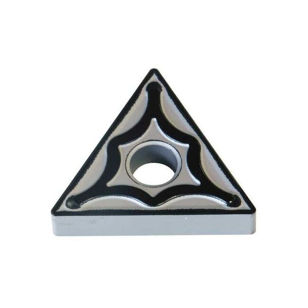 Triangle Turning Insert, Triangle, 3/8 in, TNMG, 0.0156 in, Carbide