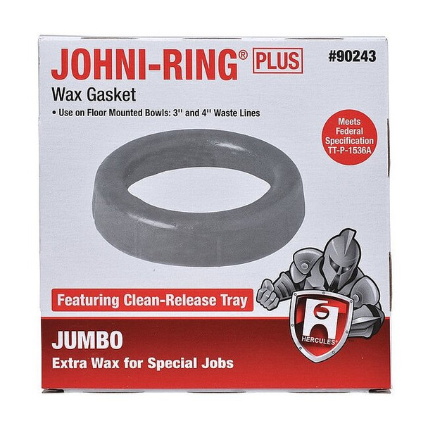 Oatey Jumbo Wax Gasket, 3" and 4" 90243