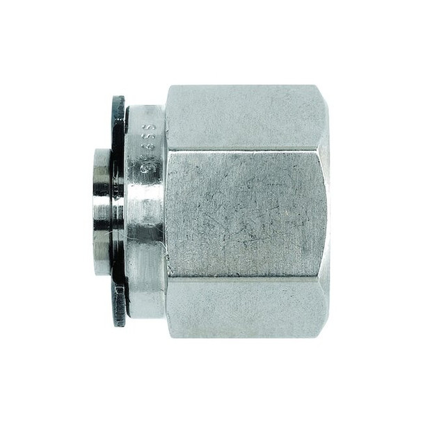 Brennan Industries Strt, SS, Comp. 1/2 in, FNPT 1/2 in NS2405-08-06-SS