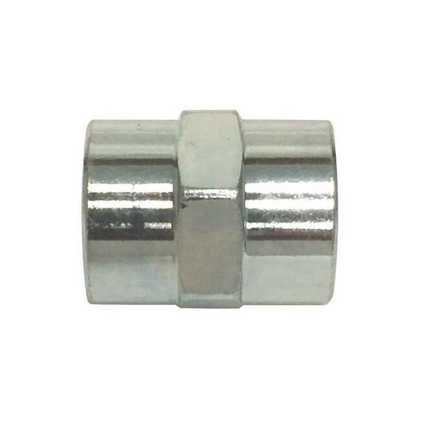 Parker Hydraulic Hose Adapter,1.13" L,6000 psi 1/4 GG-SS Pack of 10