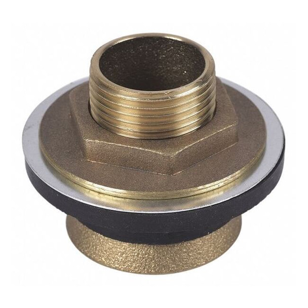 Dearborn Brass Urinal Spud, Toilet, Brass, Bronze 4030 Pack of 2