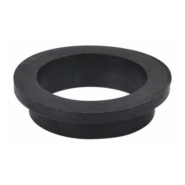 Dearborn Brass Flange Spud Washer, Toilet, Rubber, Black 7101
