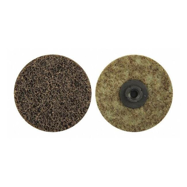 Quick Change Disc,2" dia.,60 Grit,Brown Pack of 5