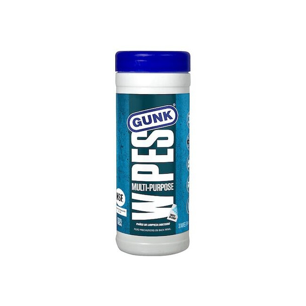 Gunk Cleaning Wipes,30 ct,Canister,Citrus MPDW30