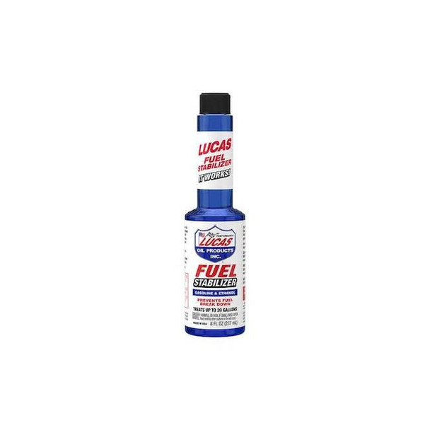 Lucas Oil Fuel Stabilizer,8 fl oz Sz,Bright Blue 10314