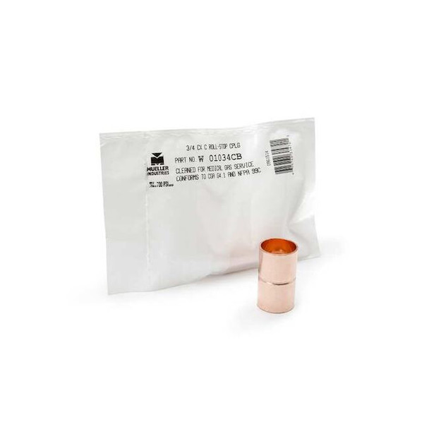 Streamline Straight, Copper, Cup 1/2 in, Cup 1/2 in W 01022CB Pack of 10