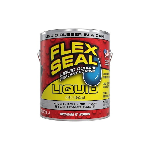 Flex Seal Liquid 1 Gallon Clear FSLFSCLRR01 Pack of 2