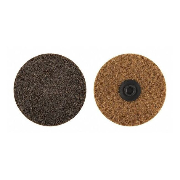 Quick Change Disc,3" dia.,60 Grit,Brown Pack of 5