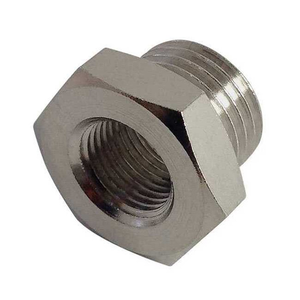 Reducing Adapter Brass Reducing Adapter, 1/4 in Female BSPP X 1/2 in Male BSPP