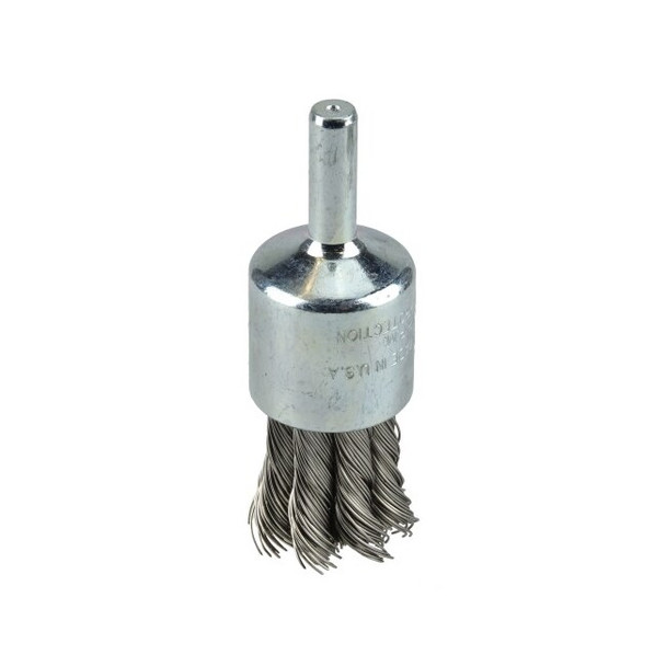 Weiler 3/4" Knot Wire End Brush, .014" Stainless Steel Fill 10029 Pack of 10