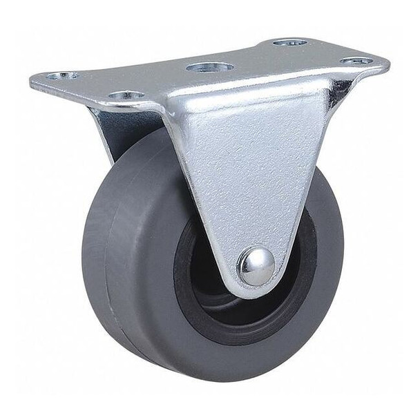 Manufacturer Varies Plate Caster,2" Wheel Dia.,75 lb.,Gray 435X76