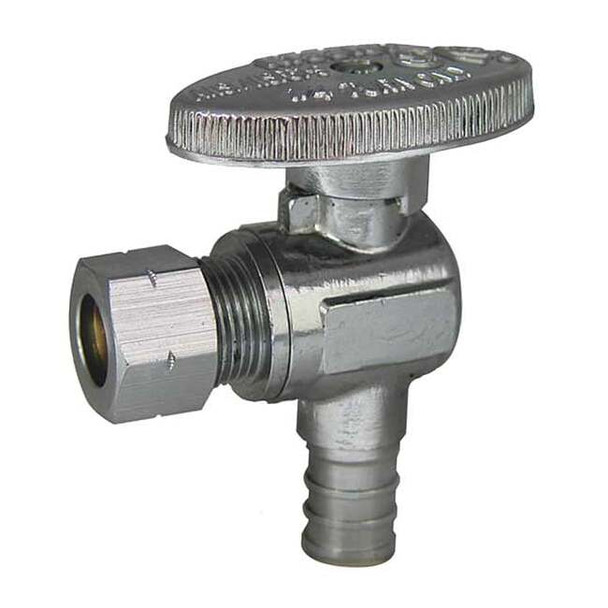 Kissler Water Supply Stop,Angle Valve,Chrome AB88-9220