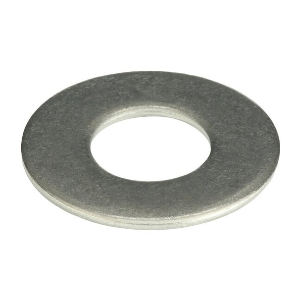 Flat Washer, For Screw Size 1/2" ,Stainless Steel Plain Finish, 25 PK