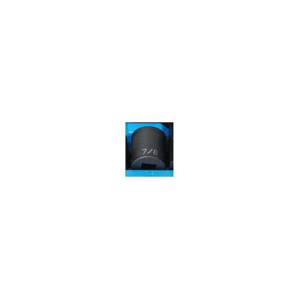 Grey Pneumatic 1/2" Drive, 7/8 Size, SAE Socket, 12 Points 2128R Pack of 2