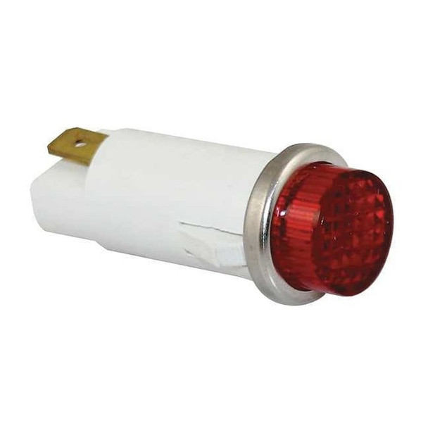 Manufacturer Varies Raised Panel Light, Red, 24 V AC/DC 20C846
