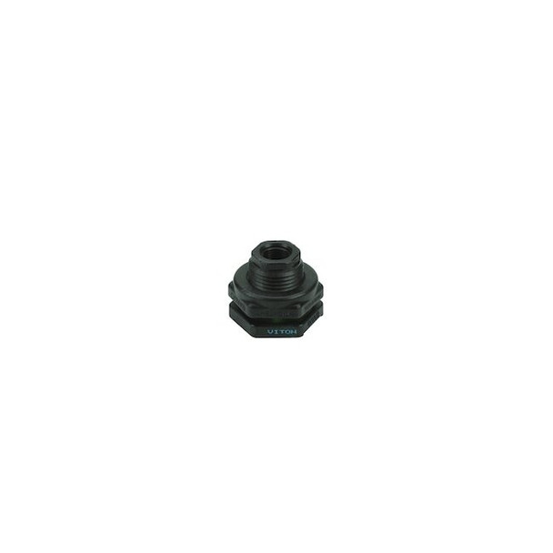 Banjo Bulkhead Fitting,FKM,2 3/16"L,Poly TF050V Pack of 10