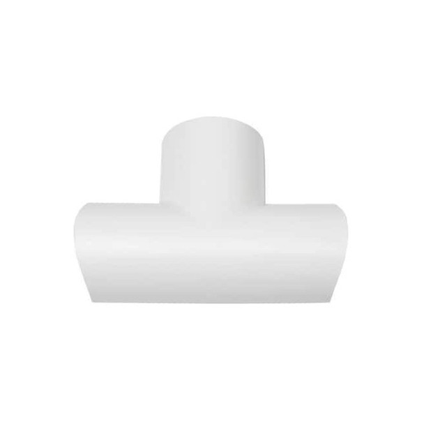 D-Line Equal Tee,White,ABS,Tees US/FLET3015W/5/GR Pack of 5
