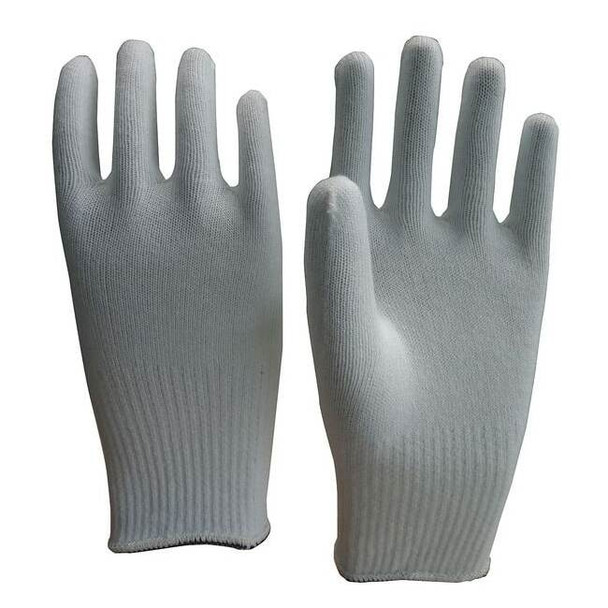 Condor Winter Glove Liners, Acrylic, 9 1/2 in Length, White, Size L ,1 PR 26W518