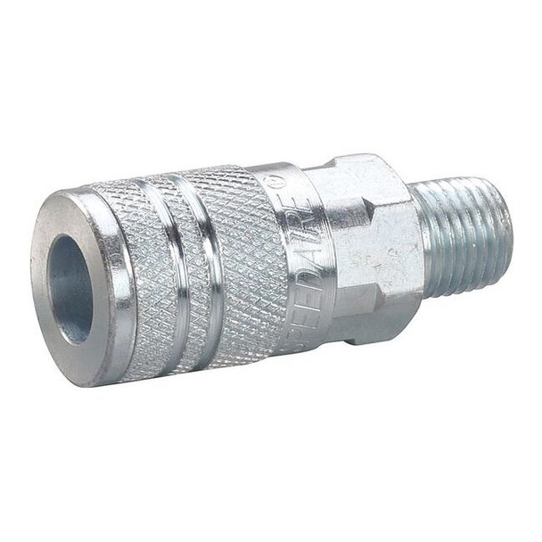 Speedaire Coupler Body,(M)NPT,1/4,Steel 30E693