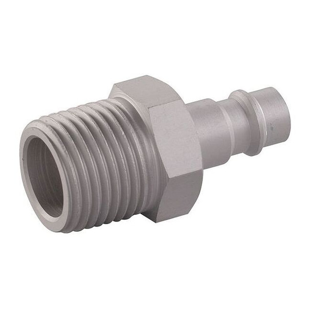Speedaire Coupler Plug,(M)NPT,1/4,Aluminum 30E524