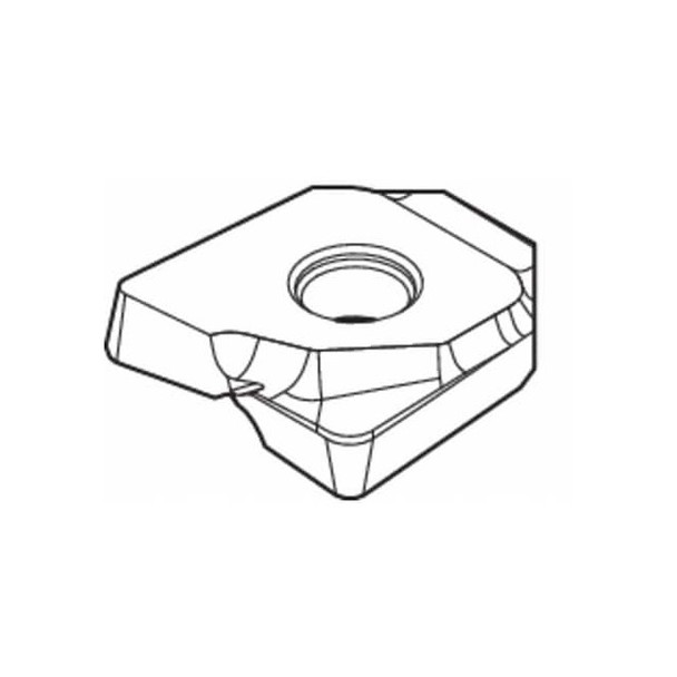 Widia Milling Insert,Toroidal,1/2" 2638676 Pack of 5