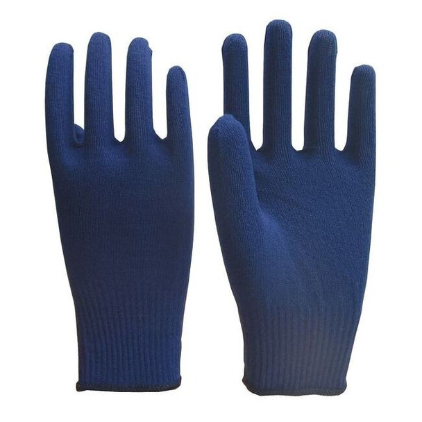 Condor Winter Glove Liners, Acrylic, 9 1/2 in Length, Navy, Size L ,1 PR 26W519