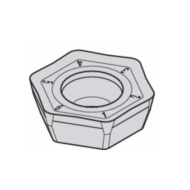 Widia Hex Milling Insert,Carbide 5427387 Pack of 5