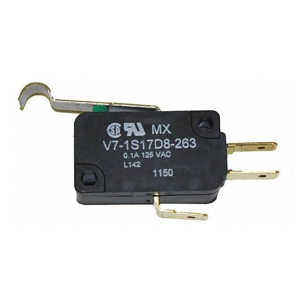 Miniature Snap Action Switch, Lever, Simulated Roller Actuator, SPDT