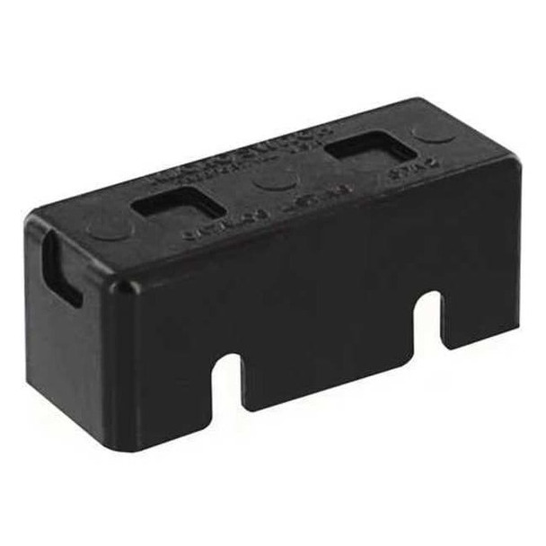 Snap Switch Terminal Enclosure - Plastic, Rectangular, 2.08 in Length, Black