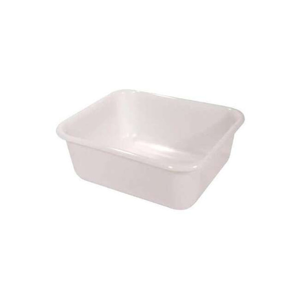 Rubbermaid Commercial Tote Box,352 oz,12 3/8 in W,WH FG369000WHT Pack of 6