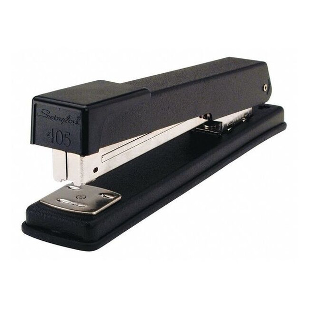 Manual Stapler, 3 3/4 in Throat Depth, 210 Staple Capacity, Black