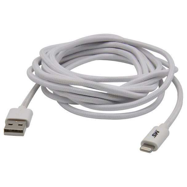 Mobilespec LightningCharge and Sync Cable, White, 1 MB06624 Pack of 5