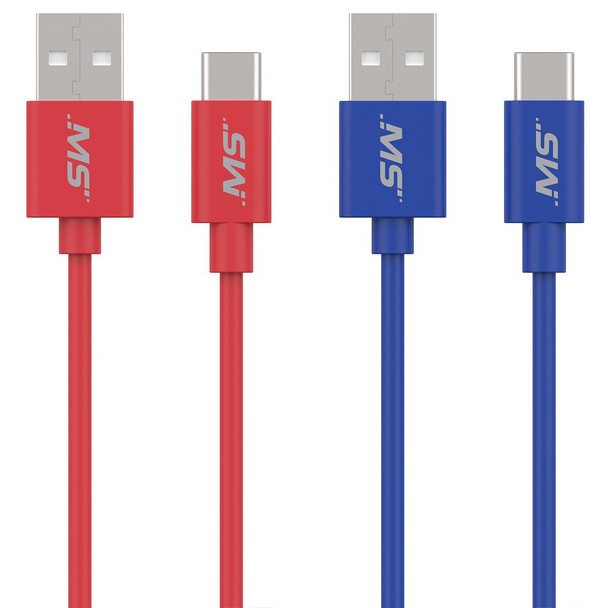 Mobilespec MS USB-C TO USB CABLE 3FT CL MB06337 Pack of 5