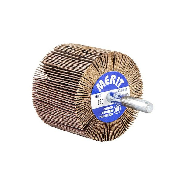 Merit Flap Wheel,Aluminum Oxide,2" dia 08834137383 Pack of 10