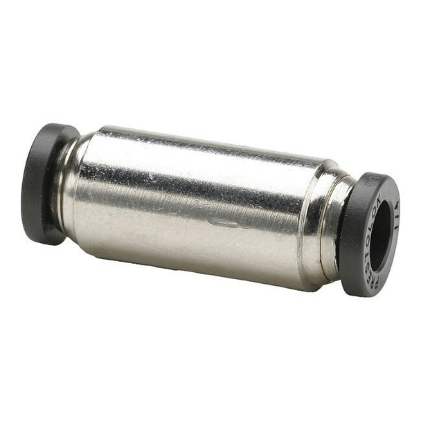 Parker Push-to-Connect Union, Brass, Silver 62PLP-3