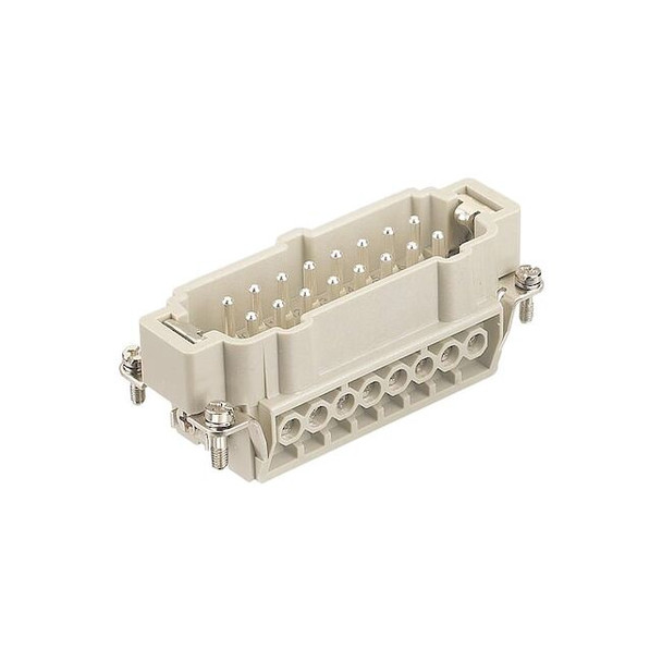 Harting Rectangular Connector Insert,16 A 09330162601 Pack of 10