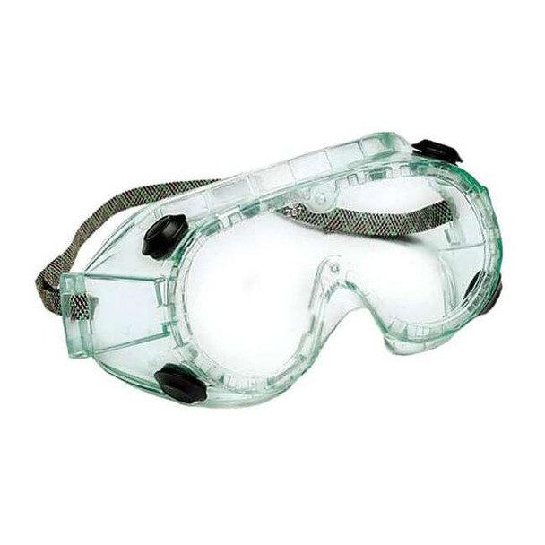 Safety Goggles, Clear Lens, Anti-Fog, Indirect Vented, Cloth Strap, 882 Series