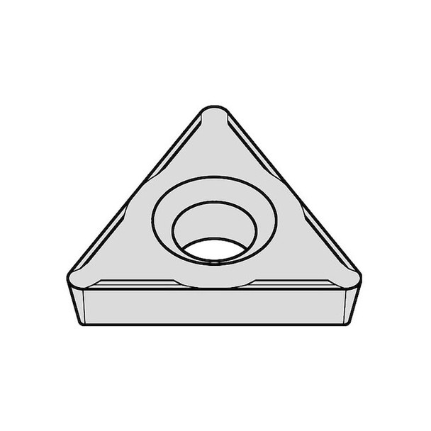 Triangle Turning Insert, Triangle, 1/4 in, TPHH, 0.0156 in, Carbide Pack of 5
