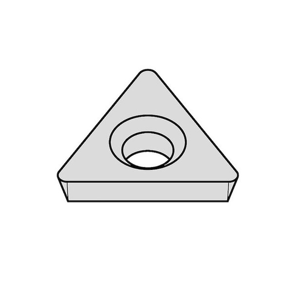 Triangle Turning Insert, Triangle, 3/8 in, TPHB, 0.3125 in Pack of 5