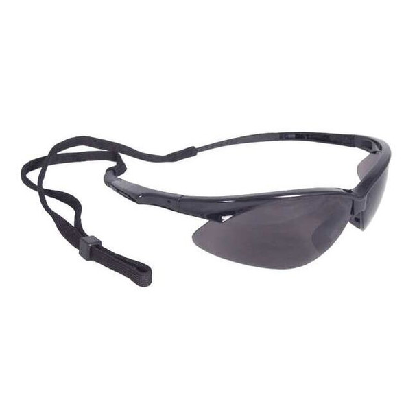 Rad-Apocalypse, Safety Glasses, Uncoated, Smoke Lens, Black Frame, Half-Frame