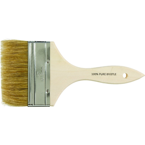 Pferd 4" Chip White natural bristles Bristle, Paint Brush 89701 Pack of 12