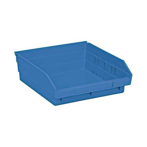 Quantum Storage Systems Blue Shelf Bin, 11-5/8"L x 11-1/8"W x 4"H QSB109BL
