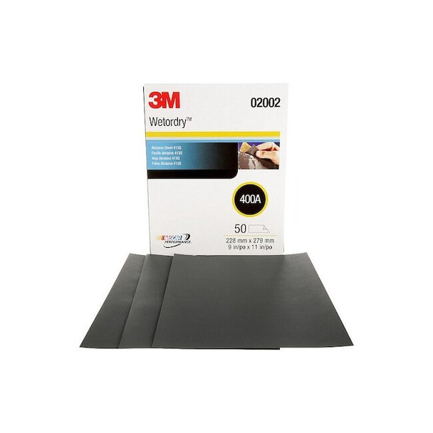 3m Sanding Sheet,11 in L,9 in W,400 G 7000000318