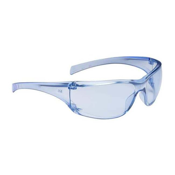 Virtua AP, Safety Glasses, Anti-Scratch, Blue Lens, Blue Frame, Frameless