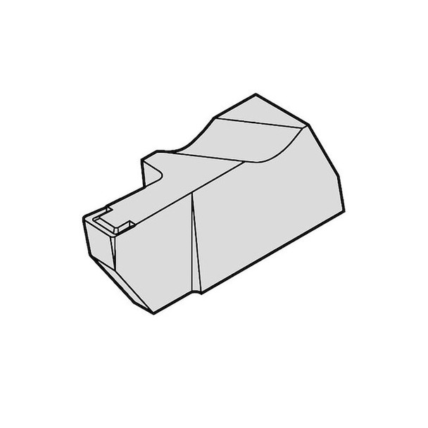 Widia Grooving/Parting Insert,NGD-K,Carbide  3607104 Pack of 10